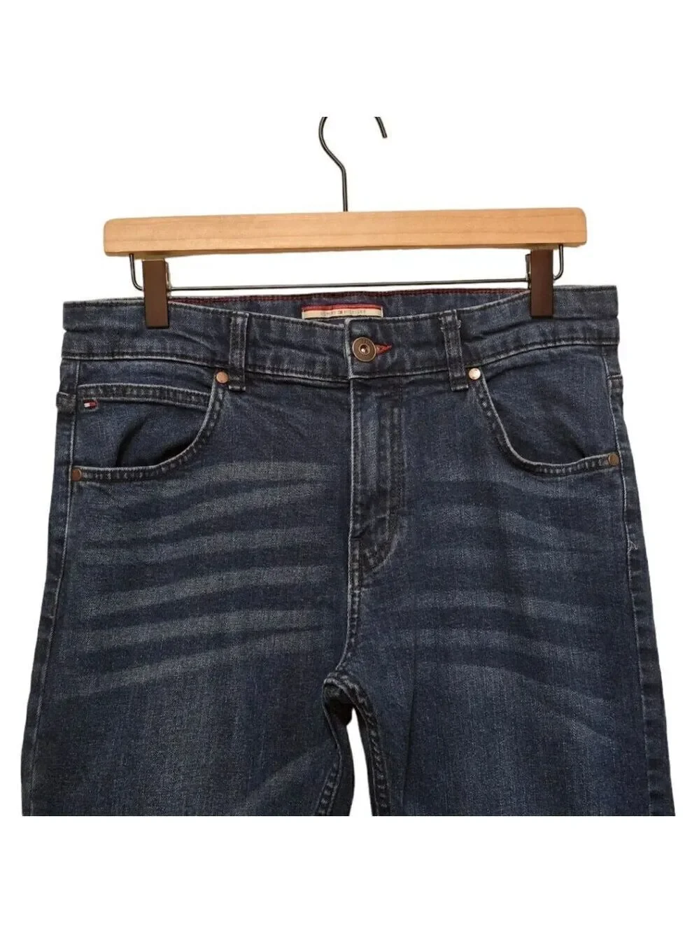 Tommy Hilfiger High Rise Straight Leg Revolution Slim Jeans Sz 20